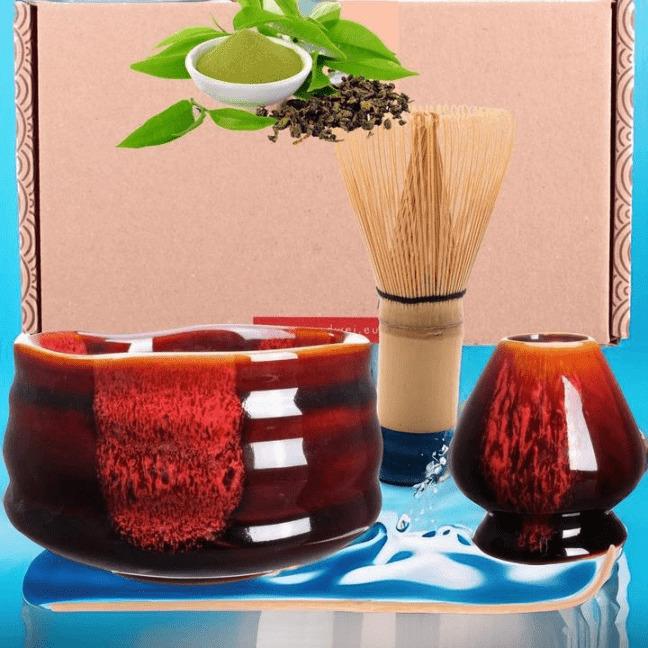 Produktbild Calimatcha Matcha Grün Tee Set