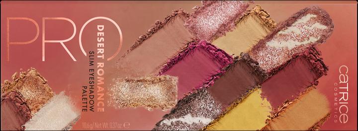 Immagine prodotto Catrice Pro Desert Romance Slim Palette Ombretti (#EEA68F, #F9DEC5, #6C2A2B, #B16356, #9B5846, #F8CF9C, #DEB386, #C78170, #FFDA67, #CF8F5C, #D58F59, #ECC19B, #953F3D, #56342F)