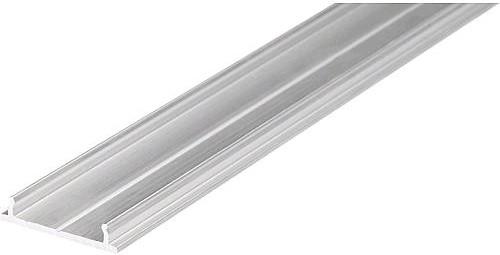 EGB Profilé de montage en aluminiumRail 18x4mmL2000mm pour bandes max B12mm, 5 pcs.