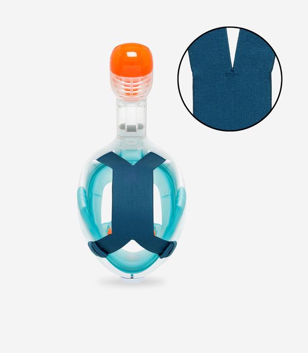 Immagine prodotto Subea Maschera da snorkeling XS per bambini (6-10 anni) - Easybreath turchese
