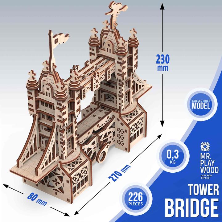 Actual product image Mr Playwood Tower Bridge S