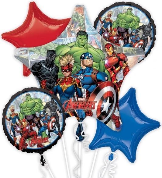 Image du produit Amscan Bouquet de ballons Avengers (3 x)