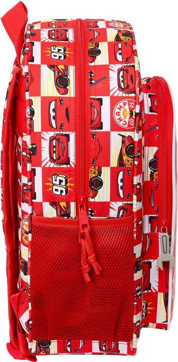 Actual product image Cars School backpack Let's race Red White (32 x 38 x 12 cm) (12 l)