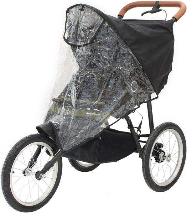 Actual product image Trille Raincoat Jogger With Opening in Top, Black