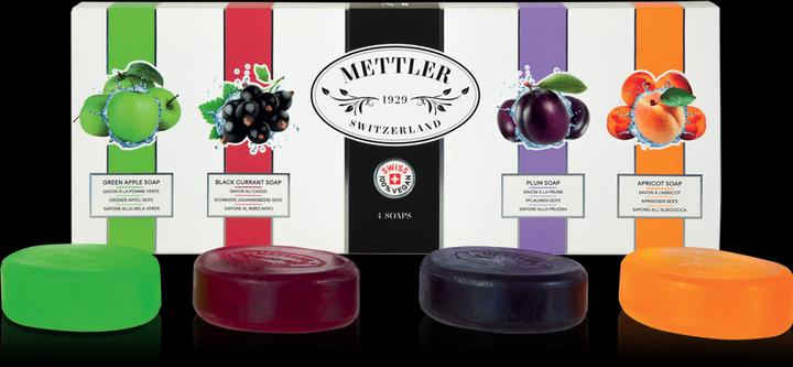 Produktbild Mettler1929 4-Fruchtseifen-Set (Hartseife)