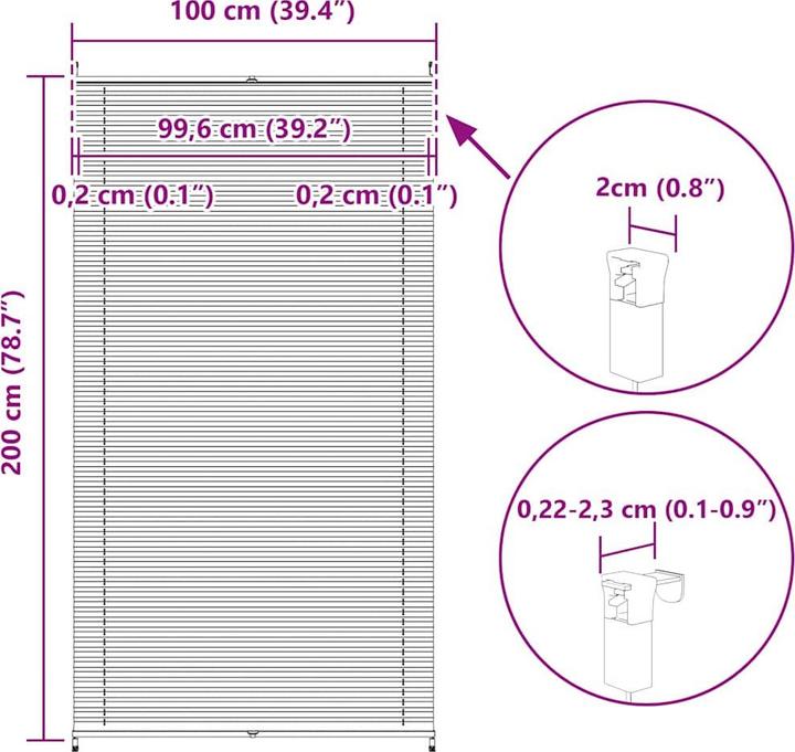 Actual product image VidaXL Dionis (100 x 200 cm)