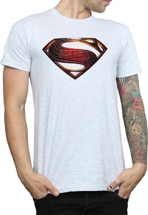 Actual product image Superman Mens Logo Cotton T-Shirt (XL)