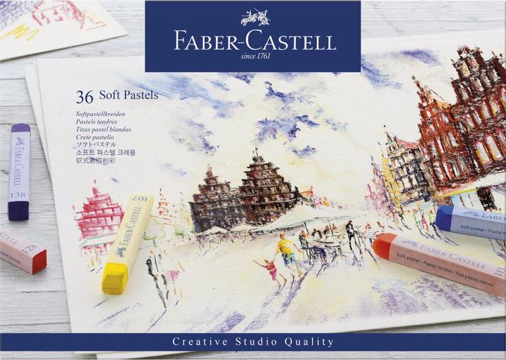 Image du produit Faber-Castell Craies pastel douces (Multicolore, 36 x)