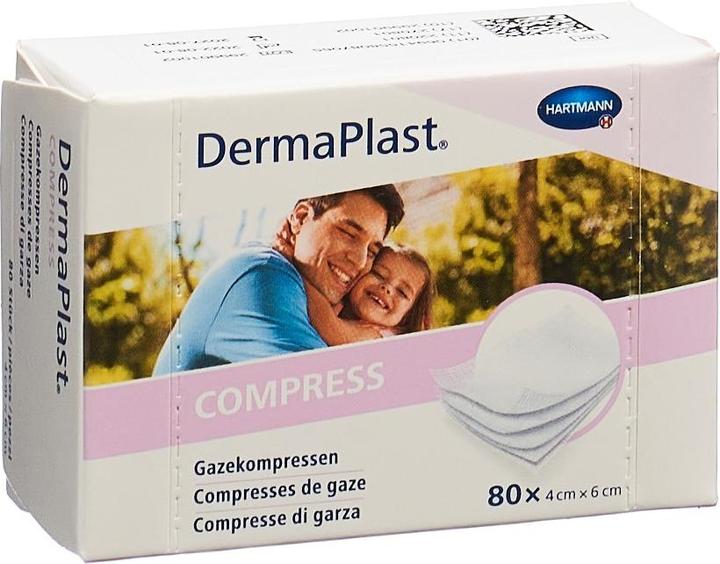 DermaPlast Compress 4x6cm 80 Stk