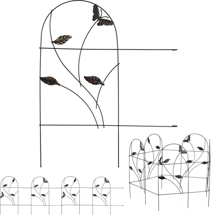 Actual product image Relaxdays Bed fence 5pcs. (250 cm)