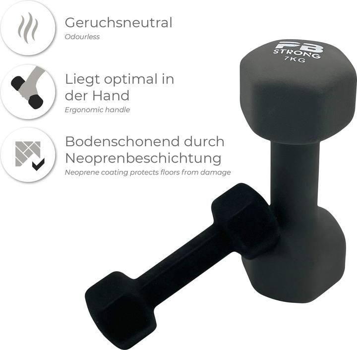 Actual product image Perform Better Neoprene dumbbell (1 x 5 kg)