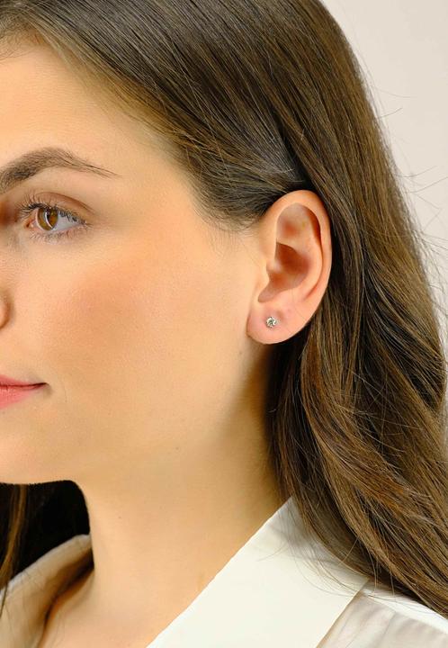 Image du produit Muau Boucles d'oreilles (Or blanc 750)