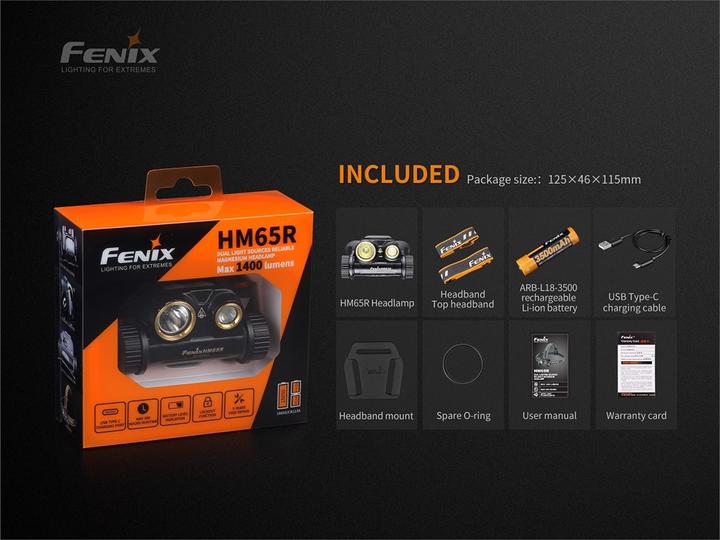 Image du produit Fenix HM65R (1400 lm)