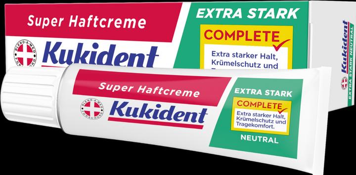 Produktbild Kukident Super Haftcreme Complete extra stark neutral