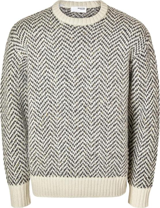 Produktbild Selected Homme Fischgrätmuster Pullover (M)
