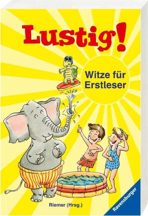 Actual product image Ravensburger Lustig! Witze für Erstleser (German, Falco Horns, Claudia Riemer, 2013)