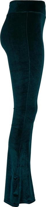 Actual product image Urban Classics Ladies High Waist Velvet Boot Cut Leggings (M)