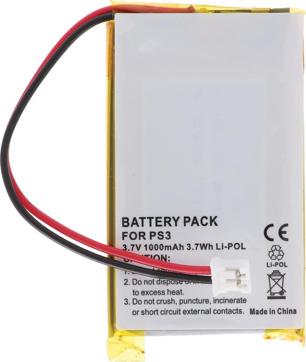 Produktbild Sony Akku PS3 SIXAXIS Wireless-Controller Akku LIS1359, LIP1359 (1 Stk., Gerätespezifisch, 1000 mAh)