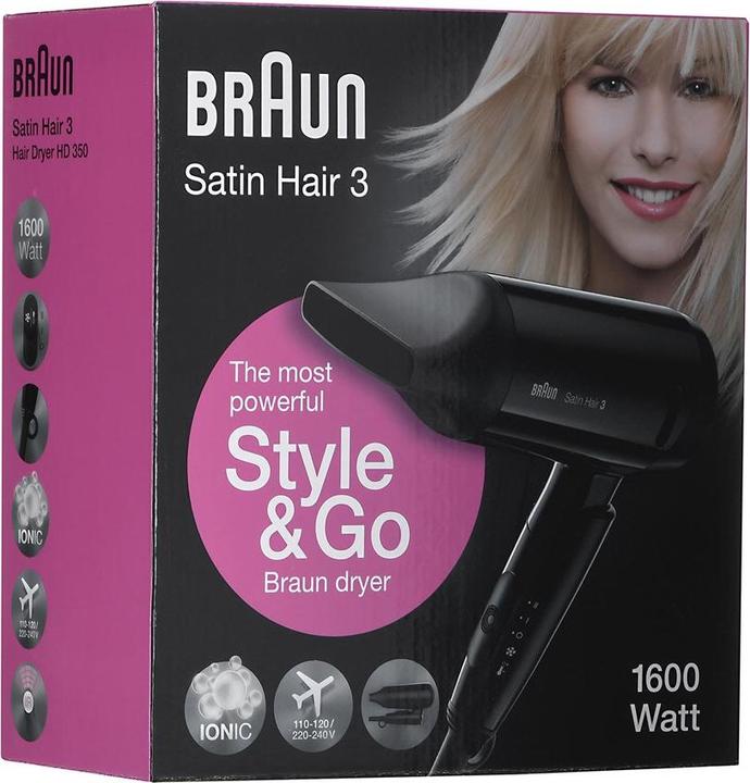 Actual product image Braun Satin Hair 3 HD 350