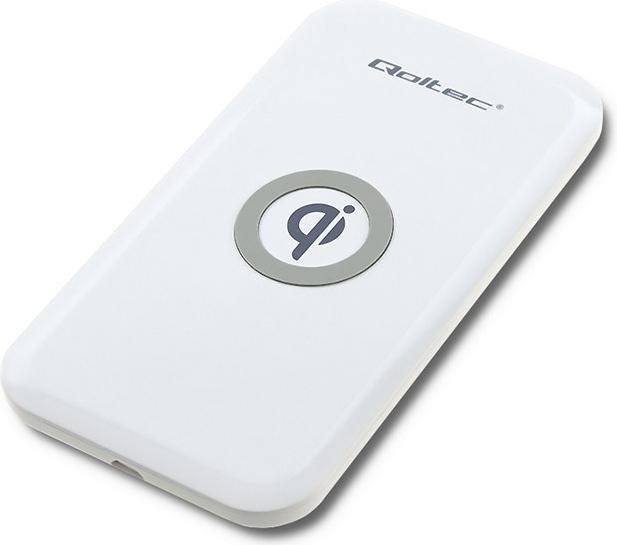 Image du produit Qoltec Bezprzewodowa ładowarka indukcyjna | Qualcomm QuickCharge 3.0 10W | Biały