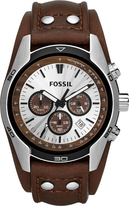 Actual product image Fossil Coachman (Analogue wristwatch, Chronograph, 45 mm)