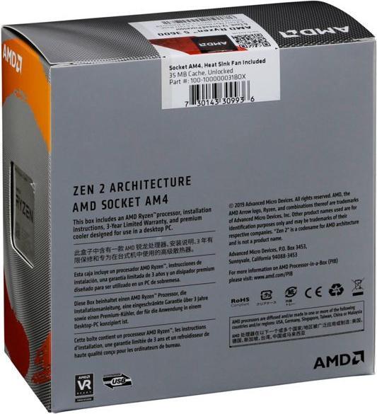 Produktbild AMD Ryzen 5 3600 (AM4, 3.60 GHz, 6 -Core)