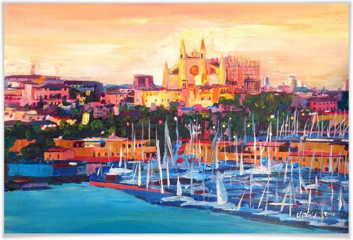Immagine prodotto Trenddeko Bleichner - Cattedrale di Palma di Maiorca (140 x 90 cm)
