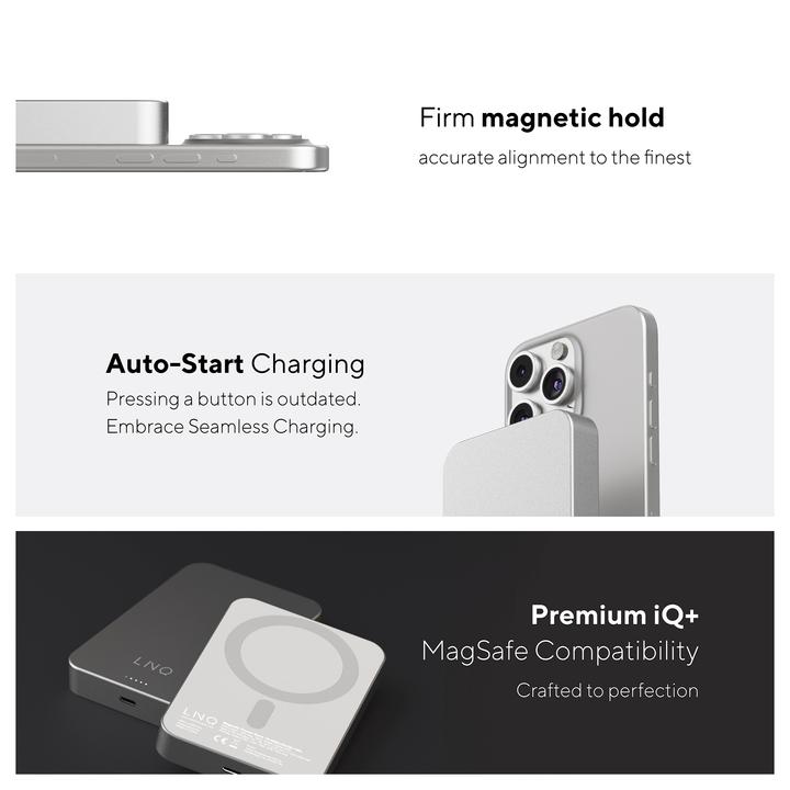 Produktbild LINQ Connects Pro Charge Magnetic (10000 mAh, 18 W, 37 Wh)