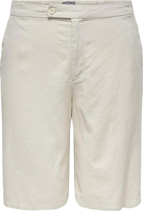 Only CARCARO Hohe Taille Normal geschnitten Bermuda Shorts Bermuda Shorts