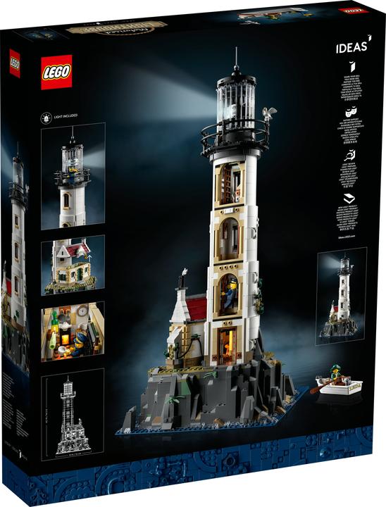 Productafbeelding LEGO Gemotoriseerde vuurtoren (21335, LEGO Ideeën, LEGO Zeldzame Sets)