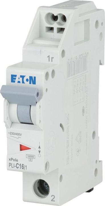 Actual product image Eaton MOE PLI-C16/1 LS switch C-Char 16A, 1p (plug-in terminal)