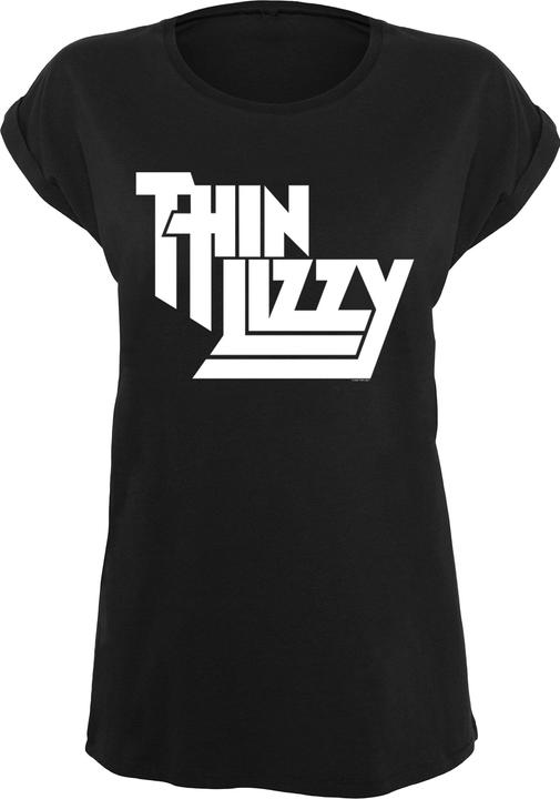 Produktbild Merchcode Ladies Thin Lizzy - TL Stacked Logo White Basic T-Shirt - 181509 (M)