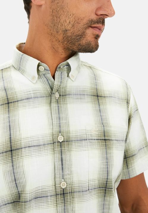 Image du produit Camel Active Kariertes Kurzarmhemd aus reiner Baumwolle (5XL)