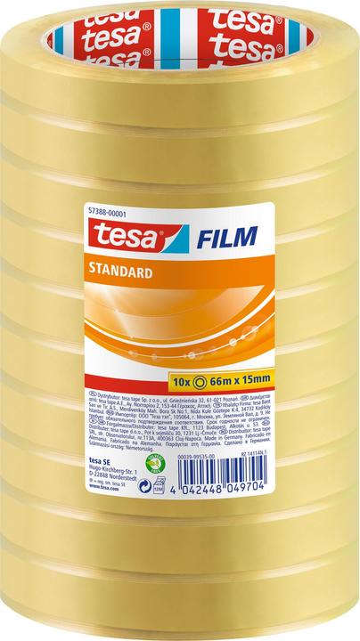 Produktbild tesa 10x tesafilm STANDARD (15 mm)