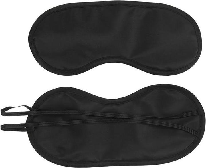 Produktbild JTI Schlafmaske mit Gummibändern, Schwarz (Schlafmaske)