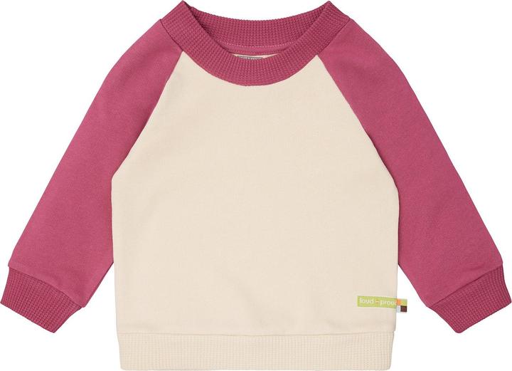 loud + proud Sweatshirt mit Raglanärmeln
