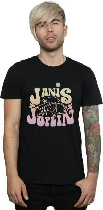 Immagine prodotto Janis Joplin Pastel Logo Maglietta Uomo (XXL)