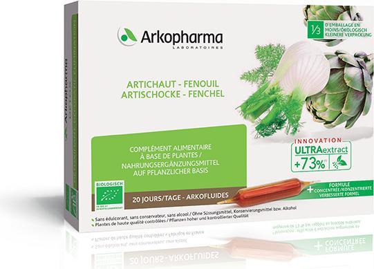 Produktbild Arkopharma Arkofluide Bio Artischocke-Fenchel (40 Stück, Ampulle, 371 g)