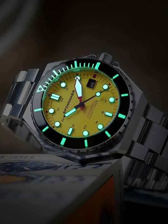 Actual product image Spinnaker SP-5081-II Dumas Automatic Mens Watch 44mm 30ATM (Diving watch, 44 mm)