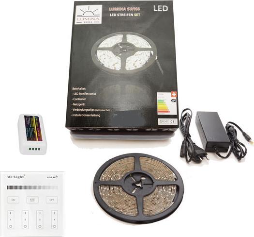 Produktbild Lumina Swiss LED-Streifen-Set 1m HD Neutral Indoor Smartpanel (Neutralweiss, 100 cm, Indoor)