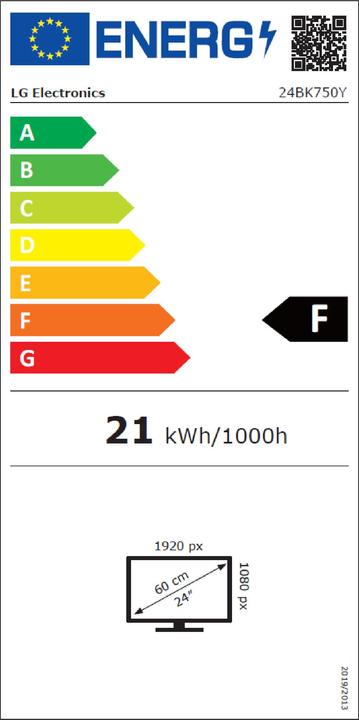Energie-Label LG 24bk750y-B (1920 x 1080 Pixel, 24")