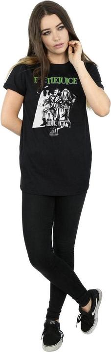 Produktbild Beetlejuice Mono Poster Baumwolle Boyfriend TShirt (XL)