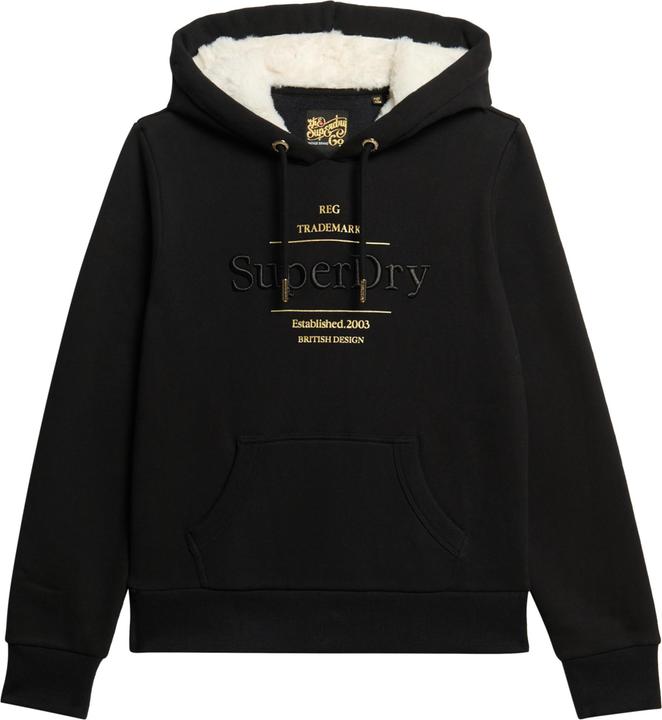 Produktbild Superdry hoodie damen uperdry luxe metallic logo (S)