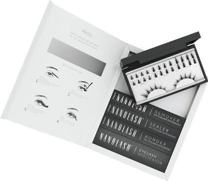 NoName Starter kit di extension ciglia fai da te Cluster Lashes con legante, sigillante, rimuovente (Ciglia artificiali)