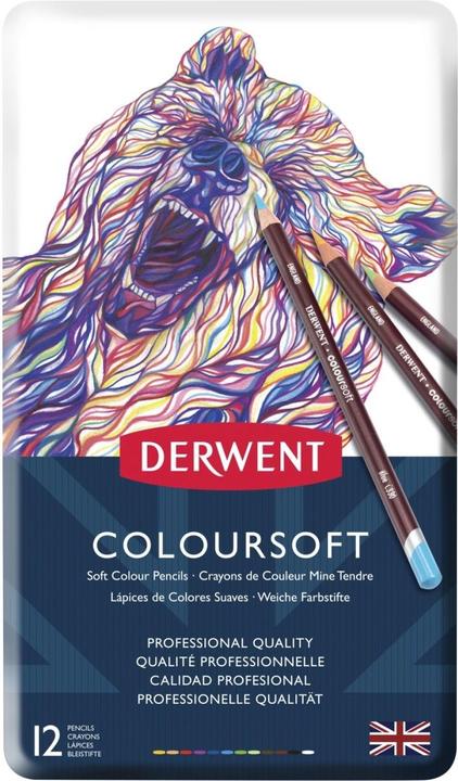 Immagine prodotto Derwent Matite Coloursoft, 12 barattoli (12 x)