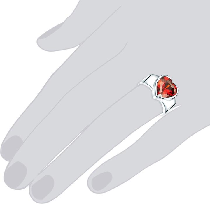 Actual product image Rafaela Donata Ladies Heart Sterling Silver Zirconia silver - 3870 (60, 925 Silver)