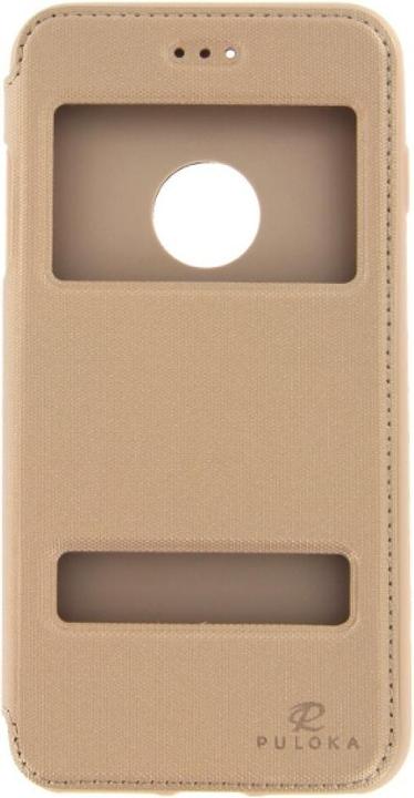 Produktbild Puloka Flip Case für iPhone 7 Plus gold (Apple iPhone 7 Plus)