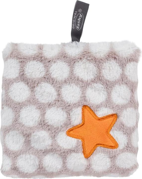 Produktbild Fashy Wärmekissen Punkt mit Stern Rapssamen Flauschbezug Abnehmbar/Waschbar (15 x 15 cm)