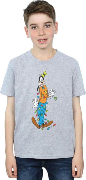 Immagine prodotto Disney Goofy Christmas Lights Maglietta Ragazzi (128)