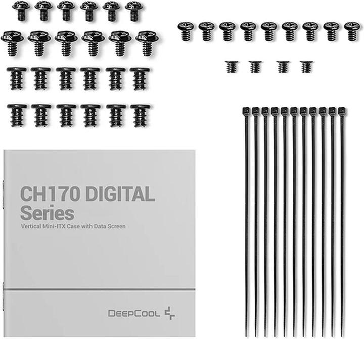 Actual product image Deepcool CH170 DIGITAL (Mini-ATX)